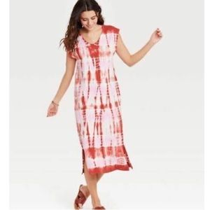 Universal Thread Tie Dye Muscle Tank Maxi Dress